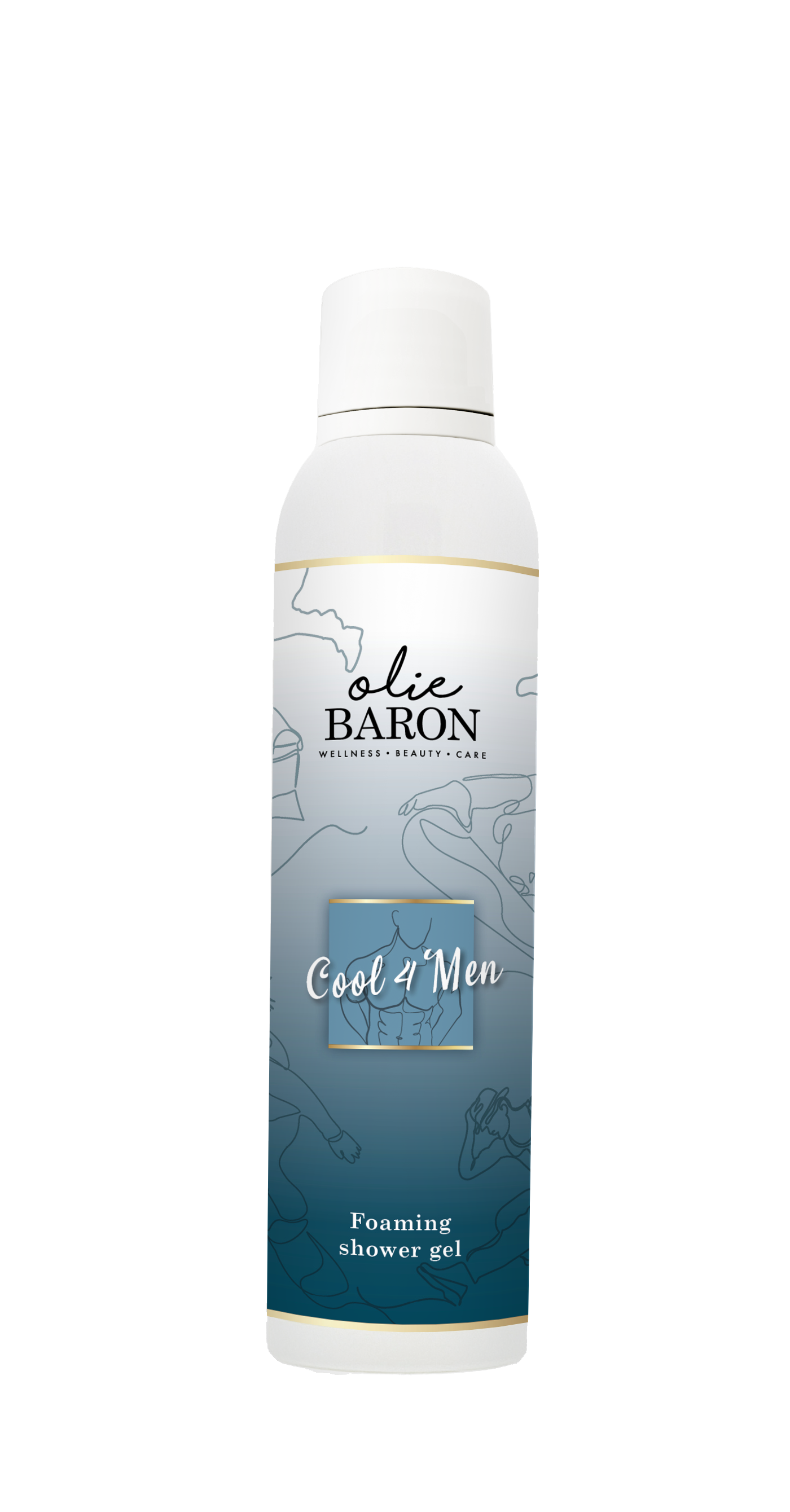 200 ml - Foaming shower gel - Cool4Men