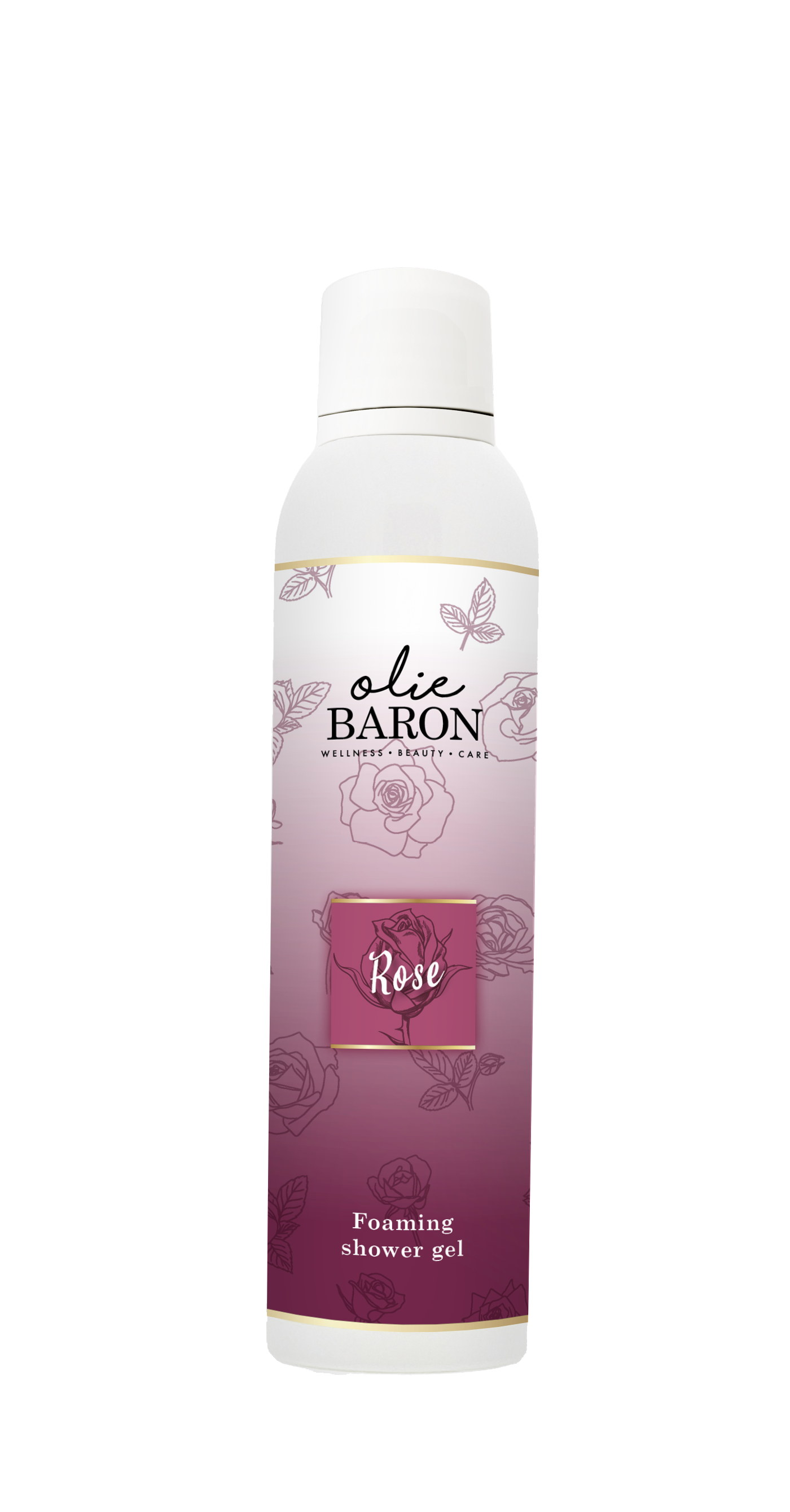 200ml - Foaming shower gel - Roses