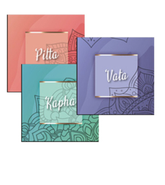 1 ltr. - Set van 3 - ayurvedische massage olie (Kapha, Pitta, Vata) - dichte dop