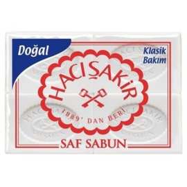 Haci sakir zeep (wit) orgineel 4x150gr