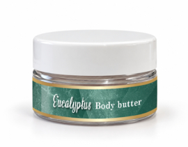 Doosje met mini's - 16 x 25 ml - Body butter - Eucalyptus
