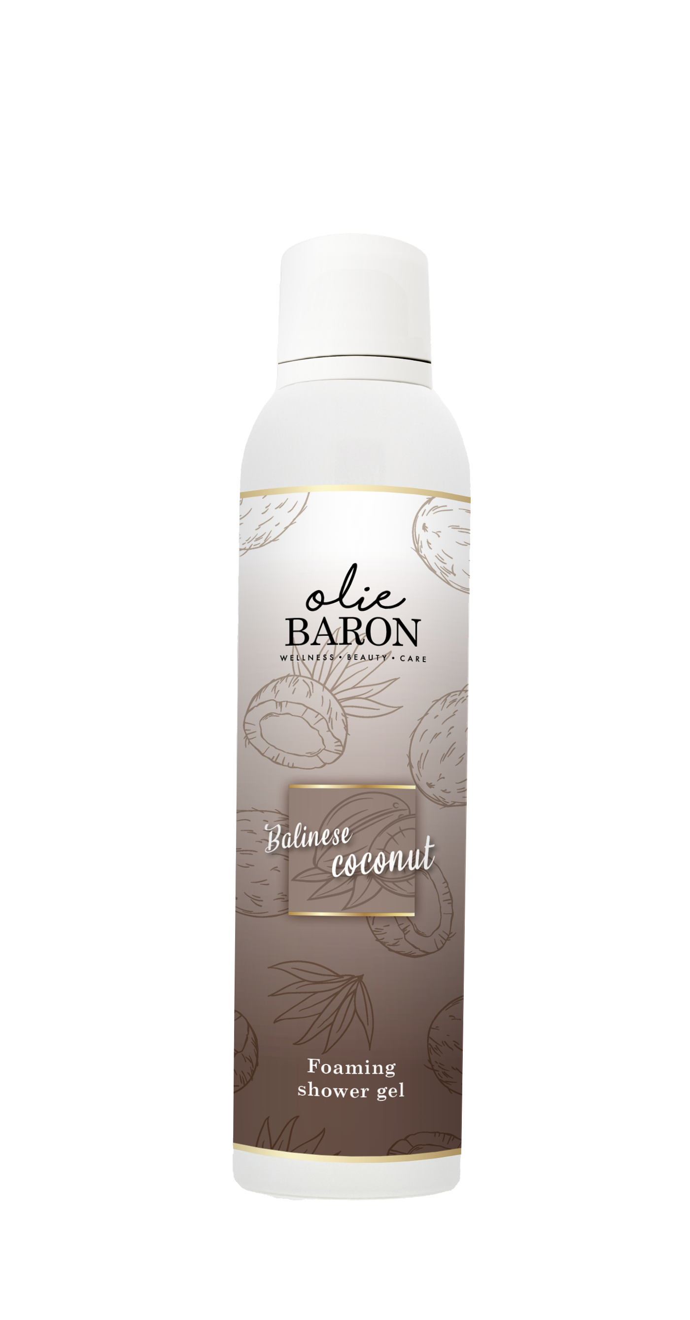 200 ml - Foaming shower gel - Balinese Cocos