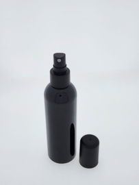 20x 200 ML zwarte pet fles + mat zwarte spray