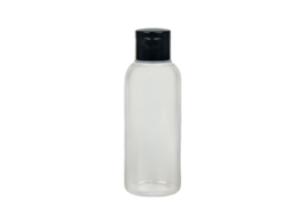 20 x 200 ml PET fles + klepdop (Glanzend zwart)