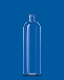 500 ml PET fles  + klepdop (Glanzend zwart)