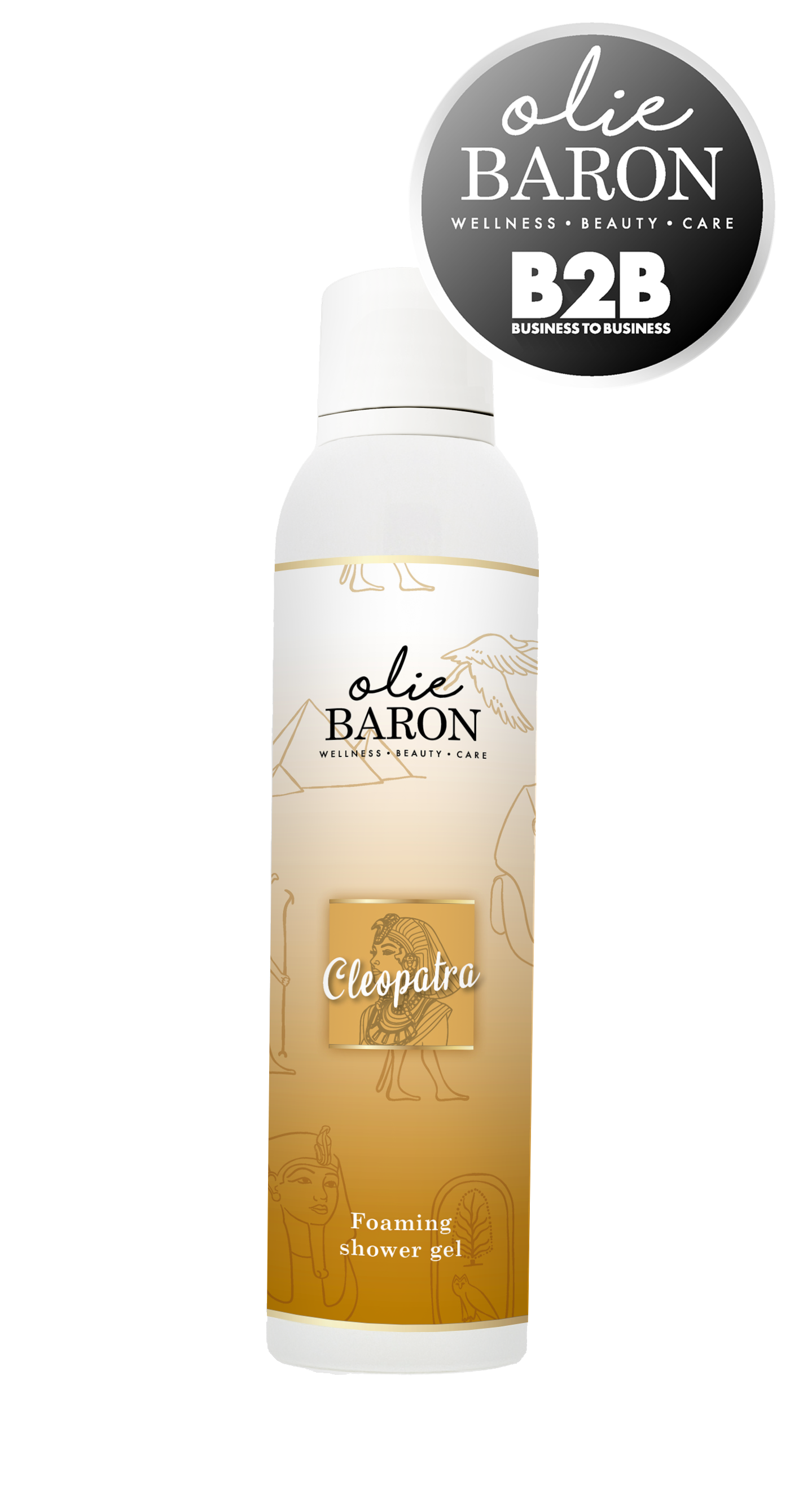 200 ml - Foaming shower gel - Cleopatra - (OMDOOS 6 stuks)