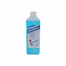 1 liter Podiskin chloorhexidine Hand- en huiddesinfectiemiddel met terugvettende werking.
