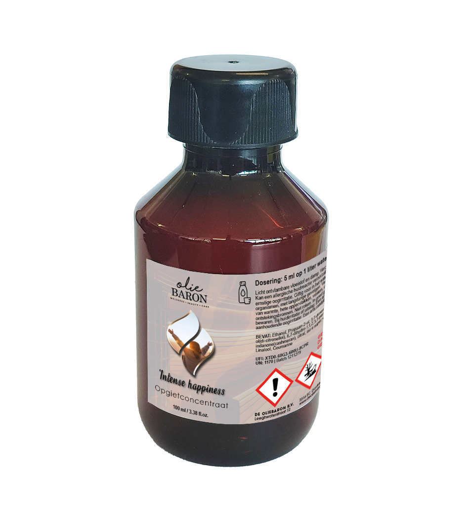 100 ml. - Intense Happiness - Opgietconcentraat / EXTRA GECONCENTREERD