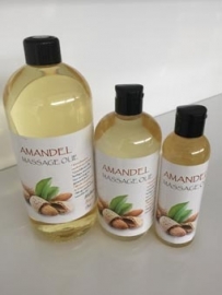 1 ltr. Amandel massage Olie + Pomp