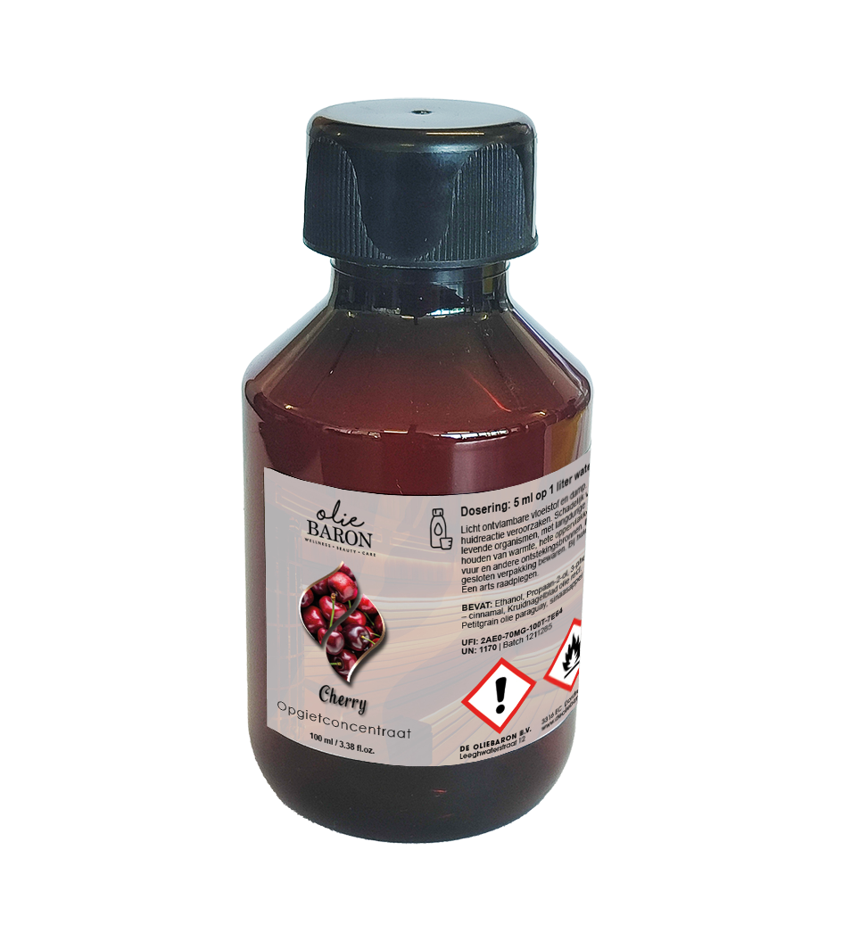 100 ml. - Cherry (Kersen) - Opgietconcentraat / EXTRA GECONCENTREERD