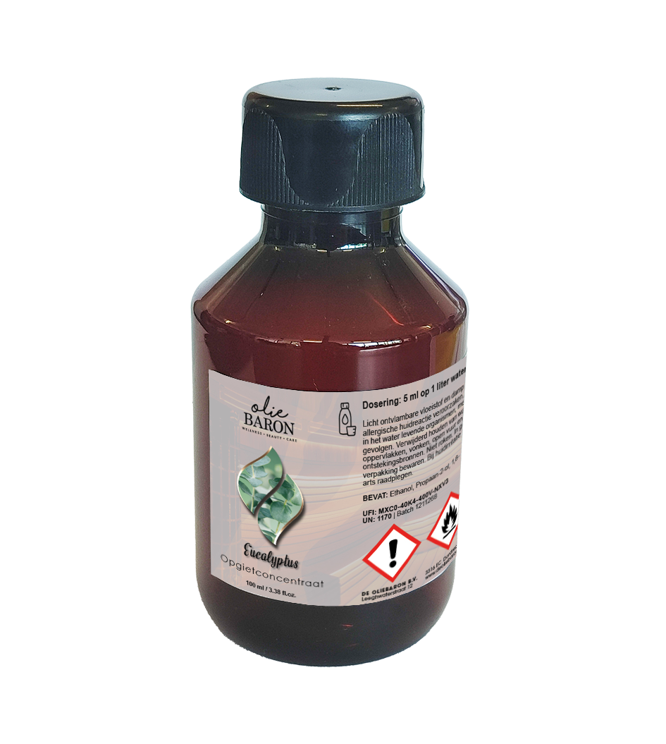 100 ml. - Eucalyptus - Opgietconcentraat / EXTRA GECONCENTREERD