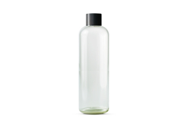 500 ml PET fles  + klepdop (Glanzend zwart)