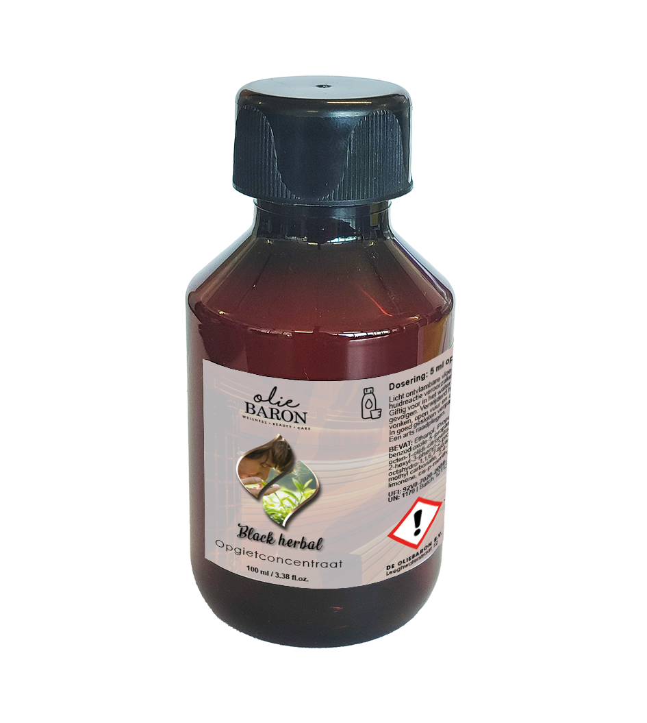 100 ml. - Black Herbal - opgietconcentraat / EXTRA GECONCENTREERD