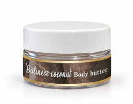 Doosje met mini's - 16 x 25 ml - Body butter - Balinese coconut