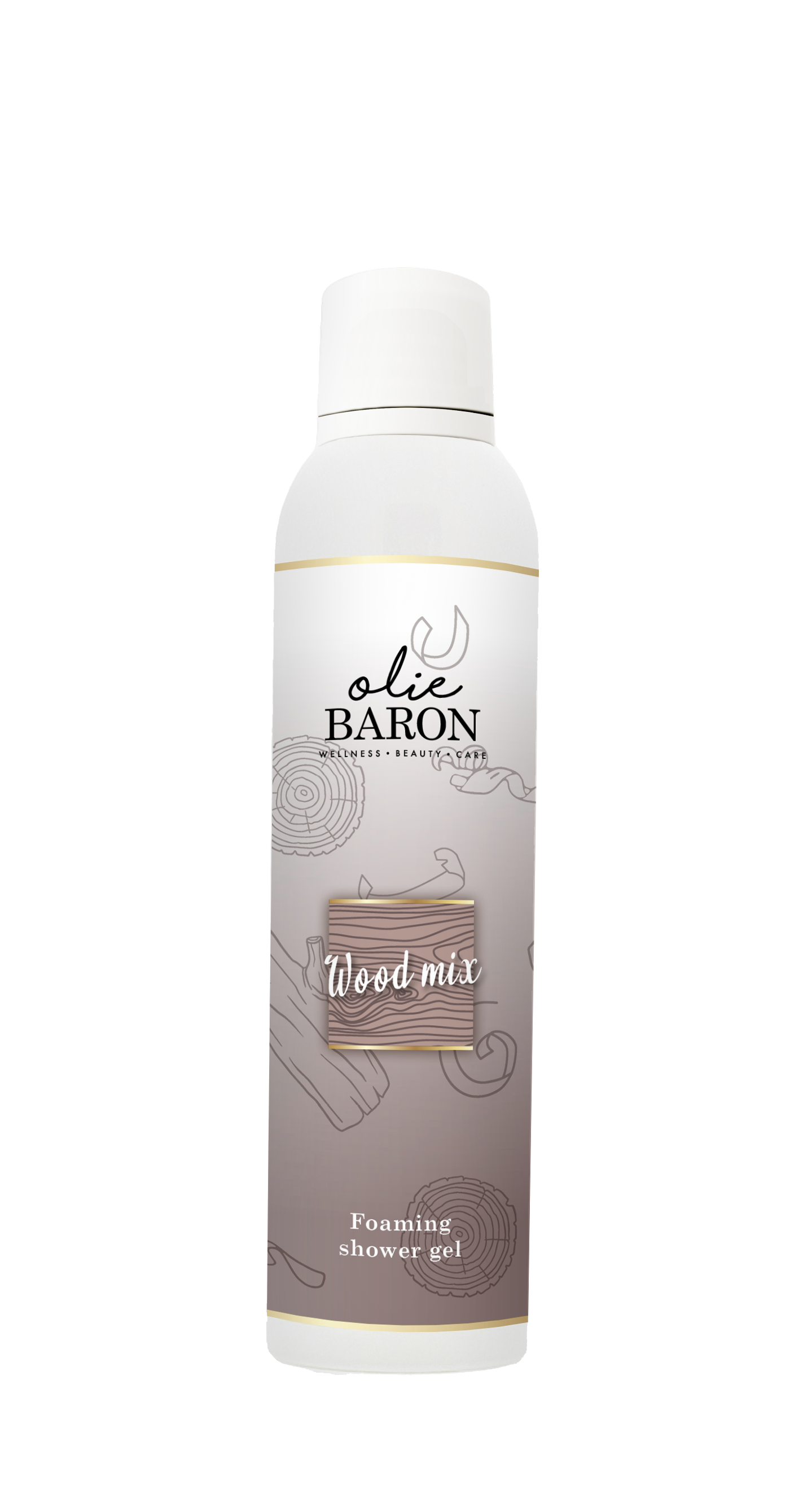 200 ml - Foaming shower gel - Woodmix (Houtmix)