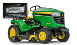 Onderhoud set voor John Deere X300 Series II