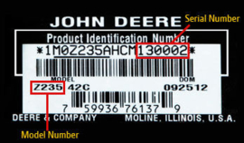 Onderhoud set voor John Deere X300 Series II