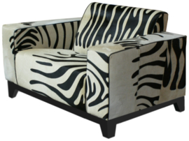 Zebraprint koeienhuid