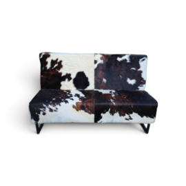 Antonis eetbank  b160cm x h100cm , tricolor koeienhuid
