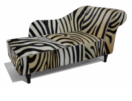 Josephine chaise longue 160cm, zebralook