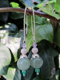 Oorbellen "Glitter Aventurine"