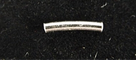 Buisje zilver 12.2x2.1 mm