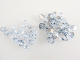 Swarovski Xilion 5328 Kraal Blue Shade 4 mm