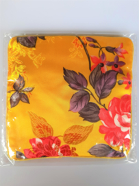 Tasje chinese zijde met rits 11.5x11.5 cm
