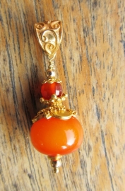 Hanger "Oranje Amber"