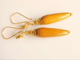 Oorbellen "Golden Teardrop"