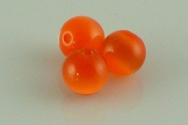 Cateye kraal oranje 8 mm
