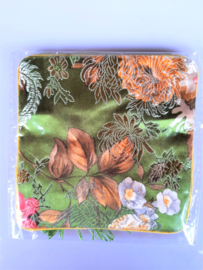 Tasje chinese zijde met rits 11.5x11.5 cm