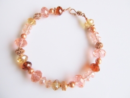 Armband "Rose Gold Crystal"