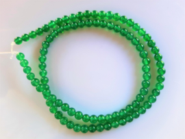 Onyx kraal rond groen 4.2-4.3 mm