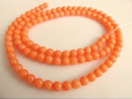 Koraal oranje rond 4 mm