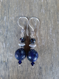 Oorbellen "Deep Blue"