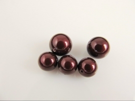 Swarovski Parel Maroon 4 mm