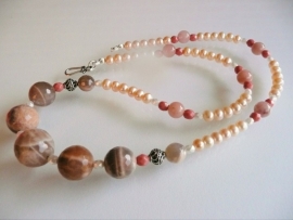 Ketting "Peachy Moon"