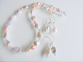 Ketting "Pearl Pastel"