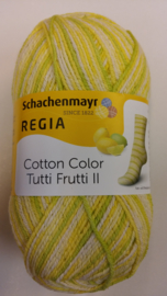 Regia Cotton Tutti Frutti Color ll -limoen  - 2424