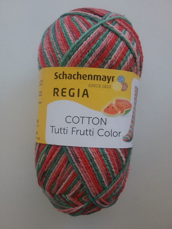 Regia Cotton Tutti Frutti Color ~ meloen - 2421