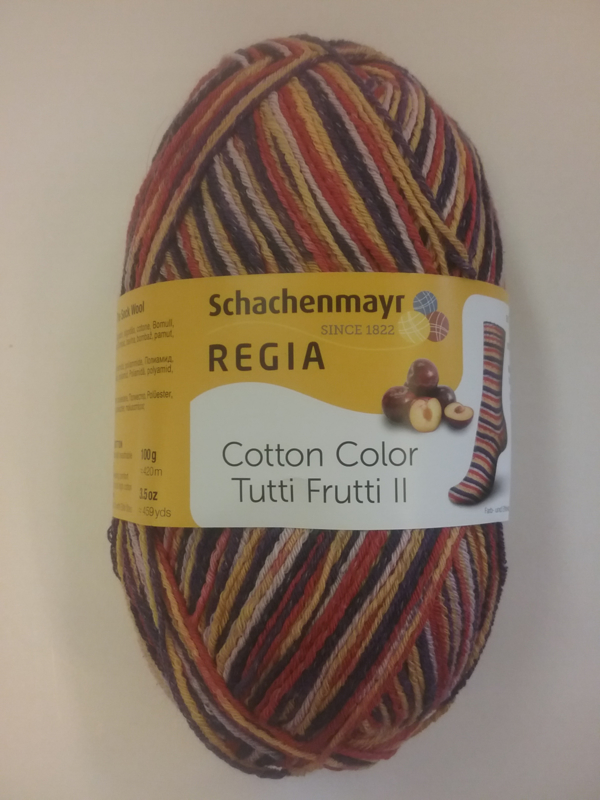 Regia Cotton Tutti Frutti Color ll - Pruim - 2427