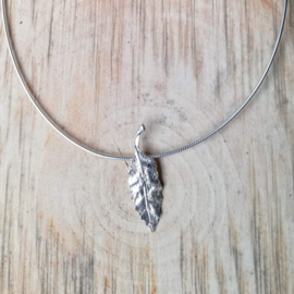 Silver pendant oak - Zilveren hanger eik (Ha 13 bis)
