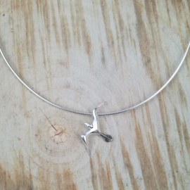 Pendant silver seagull - Hanger zilveren meeuw