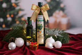 750 ml Biologische Latzimas Olijfolie en 250 ml Biologische Balsamico