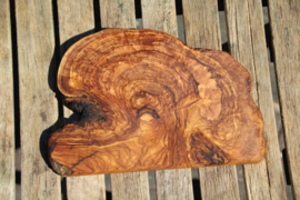 olijfhouten borrel/tapas plank 33 cm x 20 cm Nr3