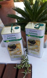 2X5 Liter  Latzimas griekse biologische olijfolie extra vierge in 5 liter blik & GRATIS  VERZENDING