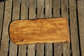 Uitverkocht olijfhouten borrel/tapas plank 39 cm x 18 cm Nr4