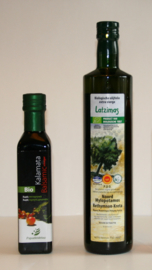 Tijdelijk     Latzimas extra vierge biologische olijfolie 750ml & Biologische balsamico, 250 ml