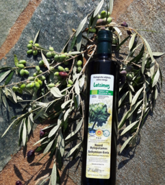 Tijdelijk  6x Latzimas Griekse Biologische Olijfolie extra vierge 750ml,GRATIS VERZENDING